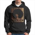 Vintage African Afro Queen Pride Melanin Black Queen Girl Hoodie