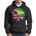 Vintage British & Guyanese Flags Uk And Guyana Hoodie