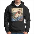 Vintage Catzilla Kitten Cat Rentro Hoodie