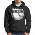 Vintage Downtown Los Angeles Baseball Retro California Hoodie