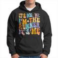 Vintage It's Me Hi I'm The Runner It's Me Hoodie