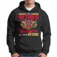 Vintage I Am Retired Firefighter And I Love My New Schedule Hoodie