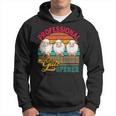 Vintage Retro Professional Gate Opener Three Sheep Farmer Hoodie