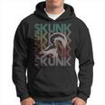 Vintage Skunk Retro 70S 80S Skunk Hoodie