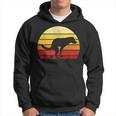 Vintage Sunset Labrador Retro Dog Pooping Old School Classic Hoodie