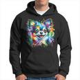 Watercolor Colorful Chihuahua Dogs Hoodie