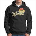 Weasel Vintage Retro Style For Weasel Lover Hoodie