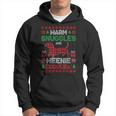 Weenie Dog Christmas Pajama Cute Weiner Ugly Christmas Hoodie