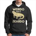 Weirdo With A Beardo Bearded Dragon Lizard Hoodie