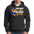 Welcome To The Block Party Volleyball Hoodie