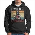 I Welded It Helded Slworker Welder Retro Welding Hoodie