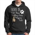 Yellow Labrador Retriever Dog Love Lab Drawing Saying Hoodie