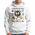 100Th Day Of School It's Fine I'm Fine Everything's Fine Hoodie