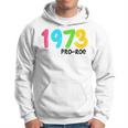 1973 Pro-Roe Protest Rights Hoodie
