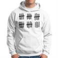 29Th Birthday Outfit 29 Years Old Tally Marks Anniversary Hoodie