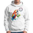 Always 5 O'clock Colorful Parrot Drinking Margarita Hoodie