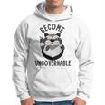 Become Ungovernable Raccoon Face Meme Opossum Lover Hoodie