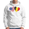 Belgium Usa FlagHeart Belgian Americans Love Cute Hoodie