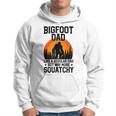 Bigfoot Dad Retro Papa Squatchintage Sasquatchatertag Kapuzenpullover