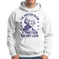 The British Blew A 13 Colony Lead Retro Us George Washington Hoodie