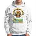 Burger-Fun- Witziger Spruch Comic-Style Hoodie