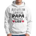 Children's Alles Gute Zum Geburtstag Papa Ich Hab Dich Lieb Kapuzenpullover