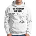 Children's Wir Machen Den Abflug 5 Klasse Graduation Primary 80 Hoodie