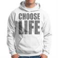 Choose Life Pro-Life Rétro Années 80 Sweat à capuche