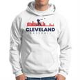 Cleveland Baseball Minimalist City Skyline Baseball Lover Hoodie