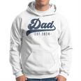 Dad Est 2024 Dad To Be New Daddy Hoodie