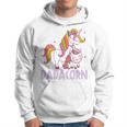 Dadacorn Einhorn Papa Und Baby Weihnachten Papa Kapuzenpullover