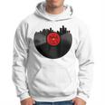 Detroit Vintage Michigan Skyline Vinyl Record Hoodie