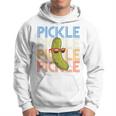 Dill Pickle Squad Green Pickles Lovers Cucumber Jar Hoodie