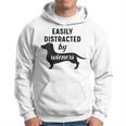 Easily Distracted By Wieners Dachshund Weiner Dog Hoodie