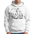 Easter Bunny Ausmalen Und Selbst Bemalen Hoodie