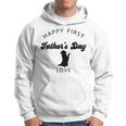 Father's Day Golden Retriever Pregnant Wife Baby Born Dog Hoodie