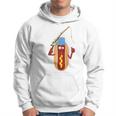 Fishing Hot Dog Vintage Hot Dog Fishermen Hoodie