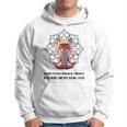 Fox And Saying Komm Schon Innerer Frieden Blue Hoodie