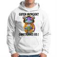 Saying Guten Morgen Ganz Thin Ice Gecko Hoodie