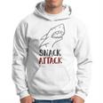 Shark Lovers Snack Attack Great 4 All Hoodie