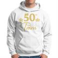 Gemelos De 50 Cumpleaños 50 Años Hermano Y Hermana Gemelos Sin Mangas Sudadera