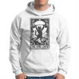 The Gym Lover Tarot Card Cats For Workout Fitness Fan Hoodie