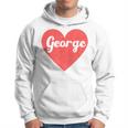 I Heart George First Names And Hearts I Love George Hoodie