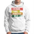 Herren Dachdecker Papa Ehemann Held Dachdeckeratertagater Raglan Kapuzenpullover