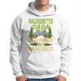 Herren Waldarbeiter Papa Wie Ein Normaler Papa Nuriel Cooler Raglan Kapuzenpullover