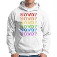 Howdy Gay Pride Flag Nashville For Lgbtq Tennessee Queer Hoodie