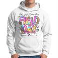 I'm Just Here For Field Day Leopard Tie Dye Happy Field Day Hoodie