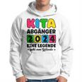 Kinder Kita Abgänger 2024 Schulkind Schule Letzter Tag Einschulung Hoodie