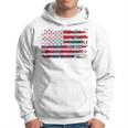 Lindsay Surname American Flag Scottish Clan Tartan Hoodie