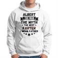 Name Albert Man Myth Best Farter Father Custom Dad Hoodie